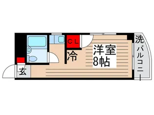 三幸ハイツ【3階】の間取り