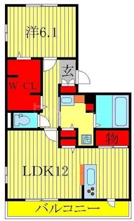 パーク根郷【3階】の間取り