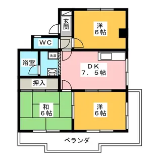 レジデンス羽田【5階】の間取り