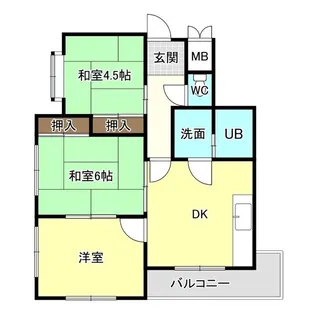 サンセットビレッジ【1階】の間取り