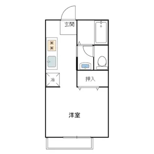 アールシェラトン木村【2階】の間取り