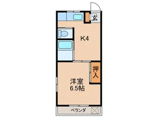 みどり荘【2階】の間取り