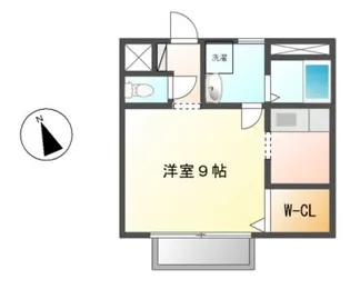 エスポワールII【2階】の間取り