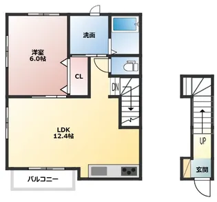プリッツハウス吉浦【2階】の間取り