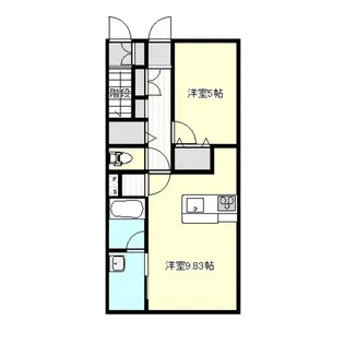 ツェルマット【1階】の間取り