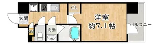 スプランディッド十三本町【7階】の間取り