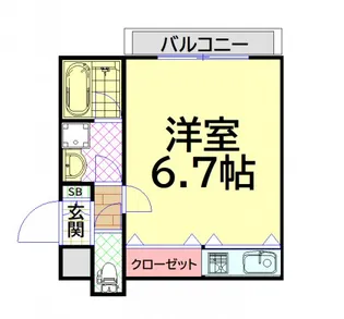 シーズ上町台【2階】の間取り