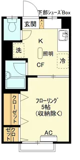 日光堂第一ビル【2階】の間取り