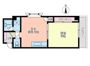 アトリエ元町【3階】の間取り