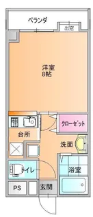 パロスビル【7階】の間取り