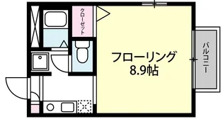グランメールB棟【1階】の間取り