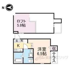 ハーモニーテラスNT【1階】の間取り