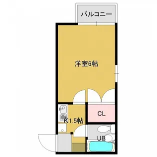 ジェフメノー【2階】の間取り