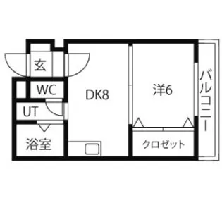 ドミローレル第8【11階】の間取り