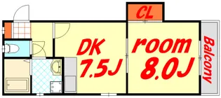 ヴィオラ大芝【4階】の間取り
