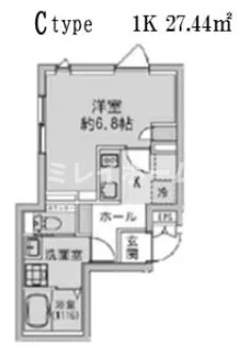 ファブリック蒲田ウエストレジデンス【5階】の間取り