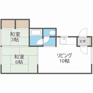 シルク21【2階】の間取り