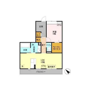 フェリオ【3階】の間取り