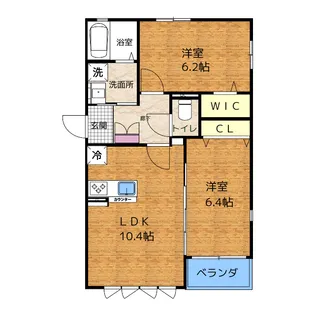 AMETHYST HILLS(アメジストヒルズ)【1階】の間取り