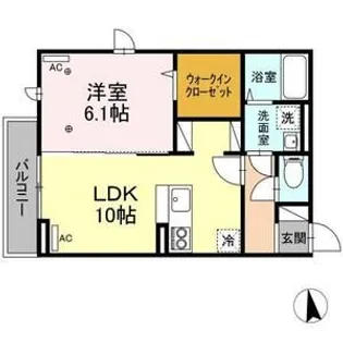 DーROOM南材木町【3階】の間取り