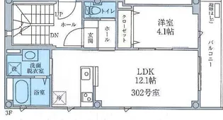 エストレリータ【3階】の間取り