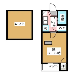 アナハイム【2階】の間取り