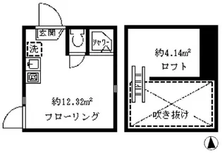 ソフィアアップル(家具付き)【2階】の間取り
