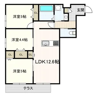 Tiamat (ティアマット)【1階】の間取り