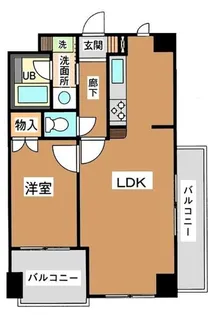 エヴァーグリーン【7階】の間取り