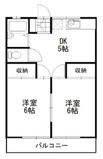 久保田ハイツ【2階】の間取り