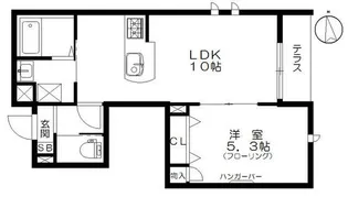 WARMES HAUS【1階】の間取り