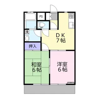 ウェル・サン・ピア【2階】の間取り