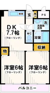 グランドール関田【1階】の間取り