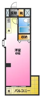 スカイコート新丸子【6階】の間取り