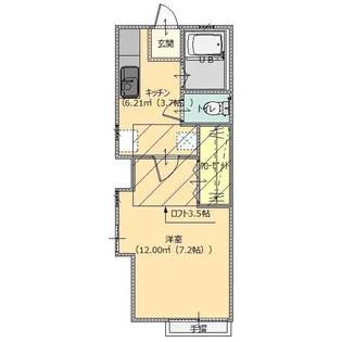 CITY CLUB福富【2階】の間取り
