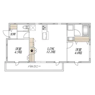 Maison L’aiguille【3階】の間取り