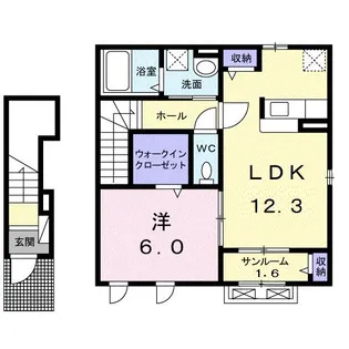 アルエット【2階】の間取り
