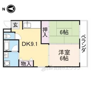マンションベルエトワール【3階】の間取り