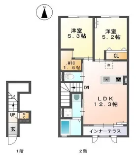 グレーシア【2階】の間取り