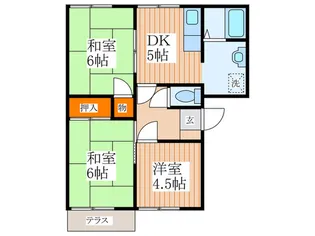 フレグランスピア【1階】の間取り