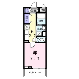 ニューインサイド【3階】の間取り
