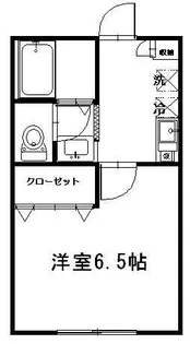クレールB【2階】の間取り