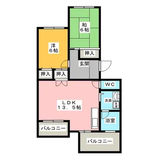 サンハイツひさし【3階】の間取り