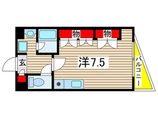穀町壱番館【2階】の間取り