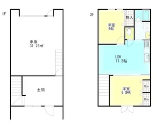 パークサイドテラス稲荷山IIの間取り