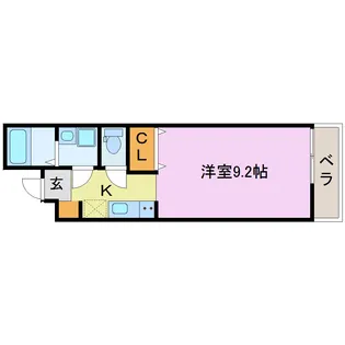 ドアーズ墨染【2階】の間取り