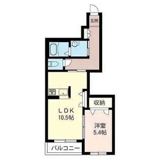 アトリエール【1階】の間取り