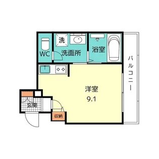 シャーメゾングランデージ【1階】の間取り