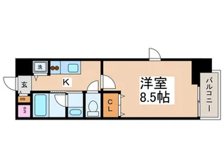 ムッシュヒロi21【4階】の間取り