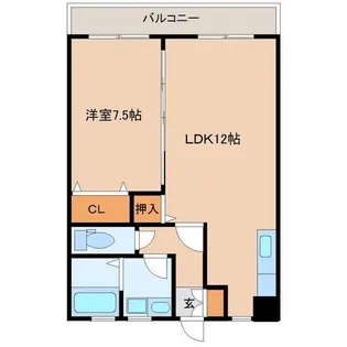 フォンティーヌIII【2階】の間取り